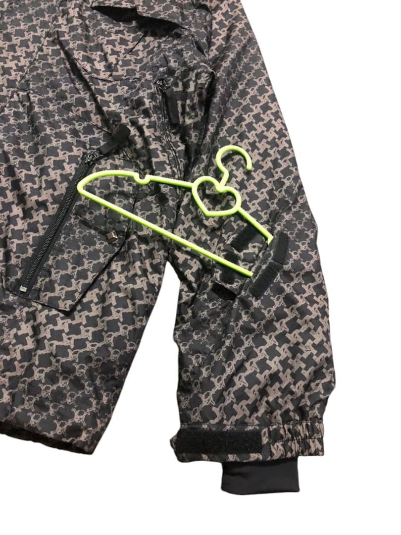 Japanese Brand Sims Snowboard Full Print Skull Crossbones Ski Jacket Size US M / EU 48-50 / 2 - 5 Thumbnail