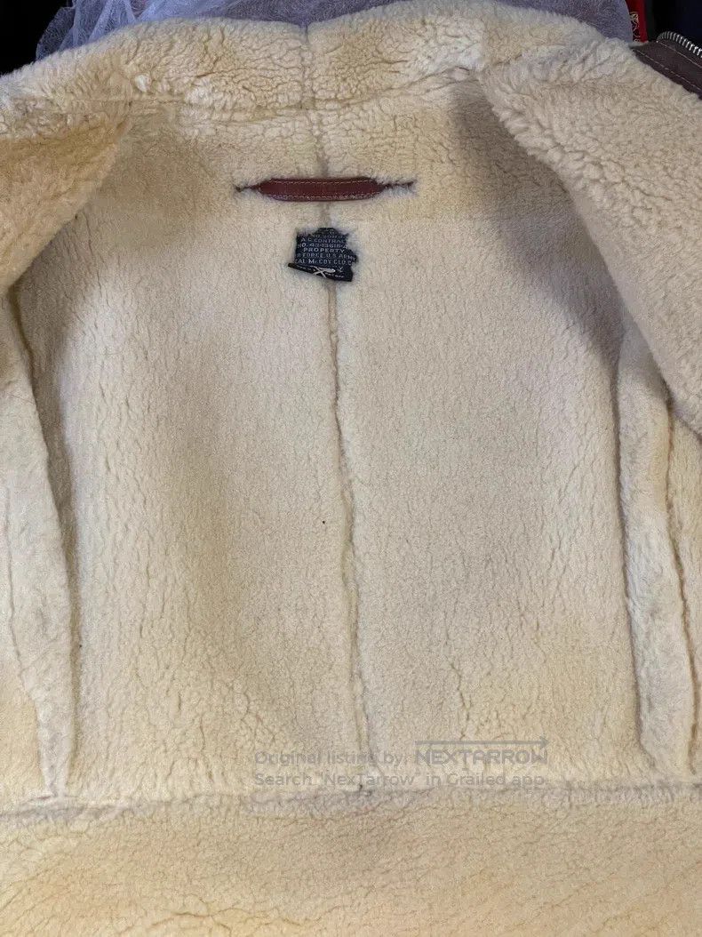 The Real McCoy's The Real McCoys B6 Fur Integrated Flight Jacket Size US M / EU 48-50 / 2 - 4 Thumbnail