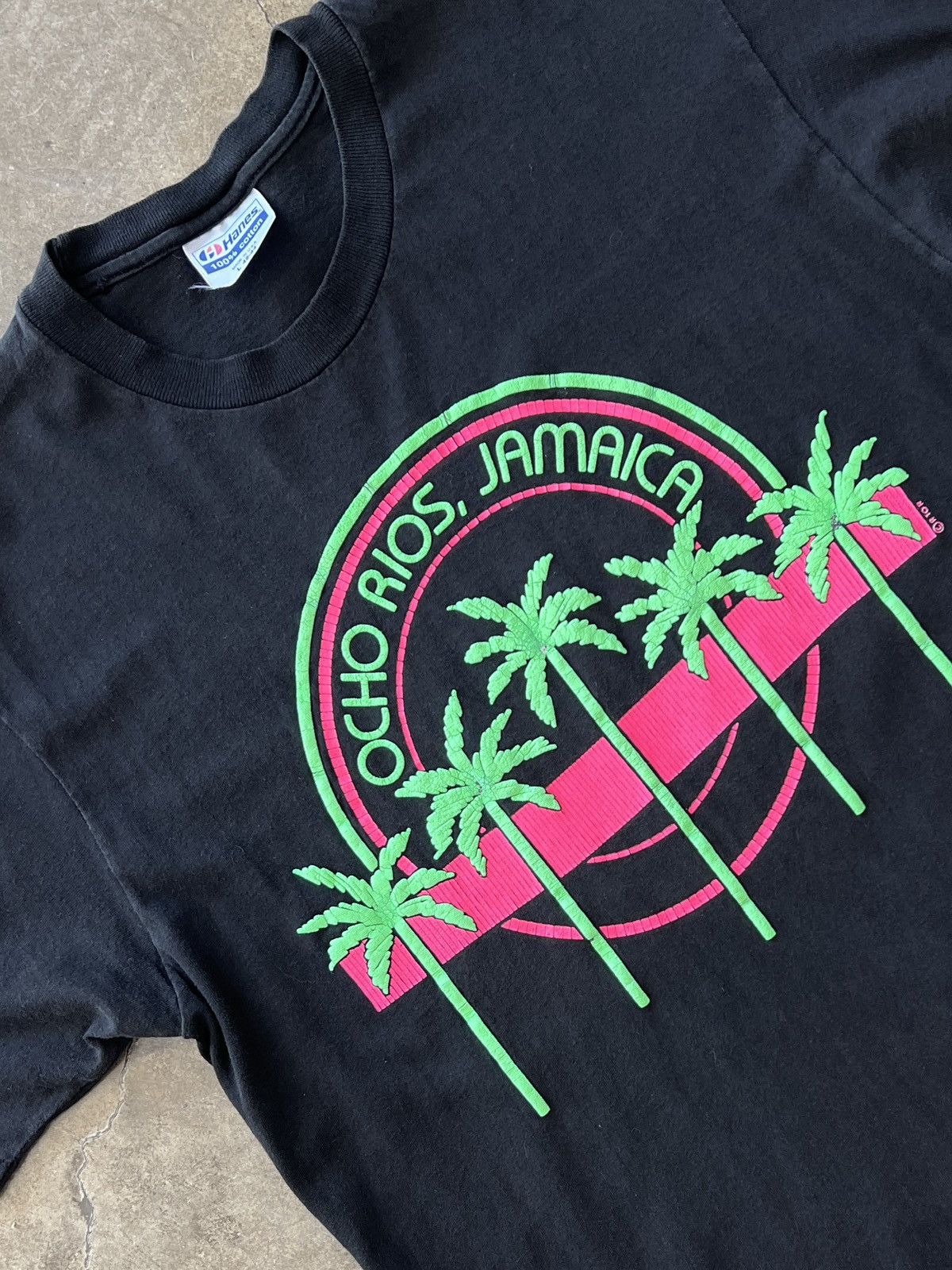 Vintage Vintage Ocho Rios Jamaica Single Stitch Tee Large Size US L / EU 52-54 / 3 - 1 Thumbnail