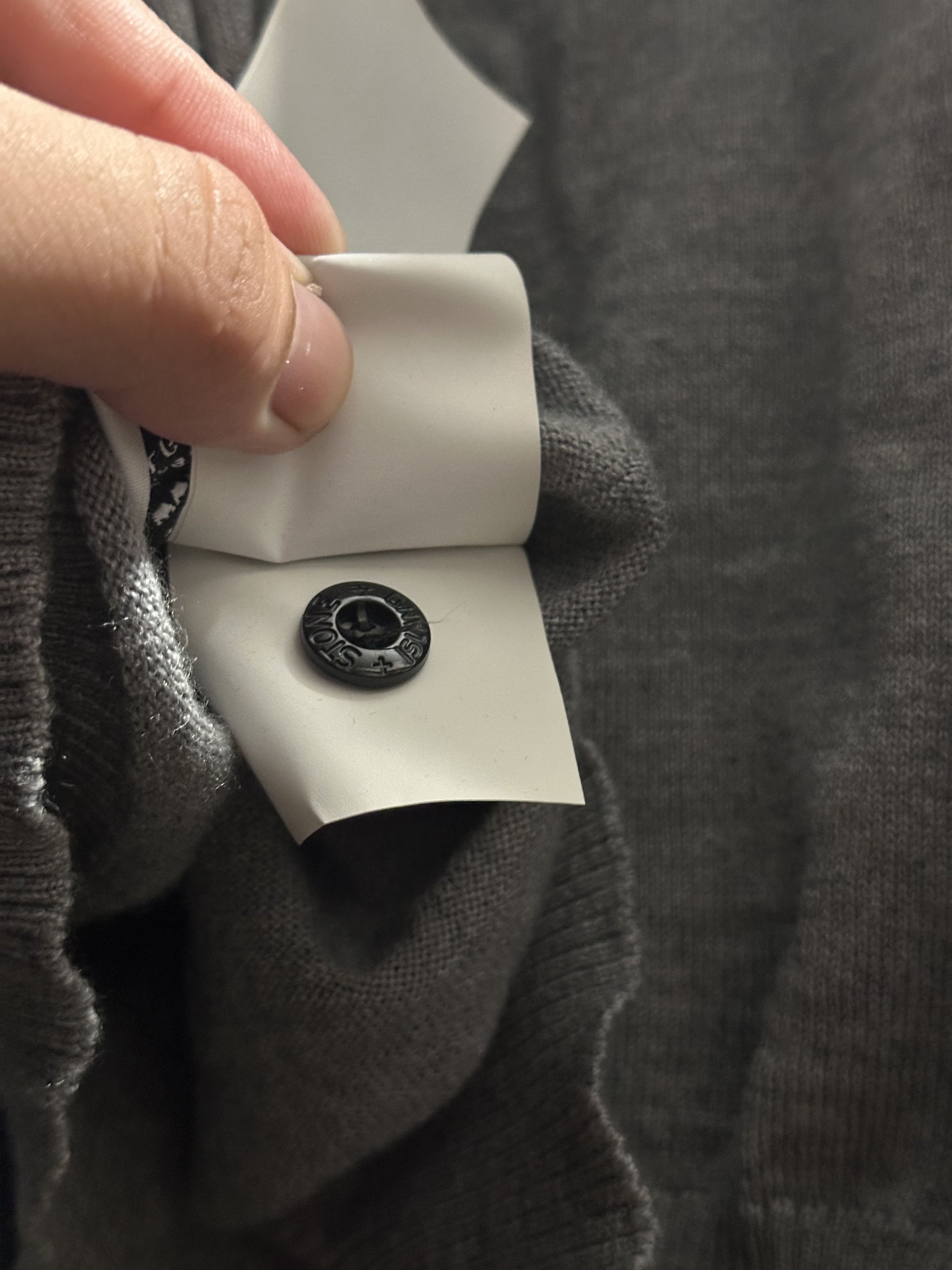 Stone Island Stone Island Grey Wool Sweater Size US S / EU 44-46 / 1 - 9 Thumbnail