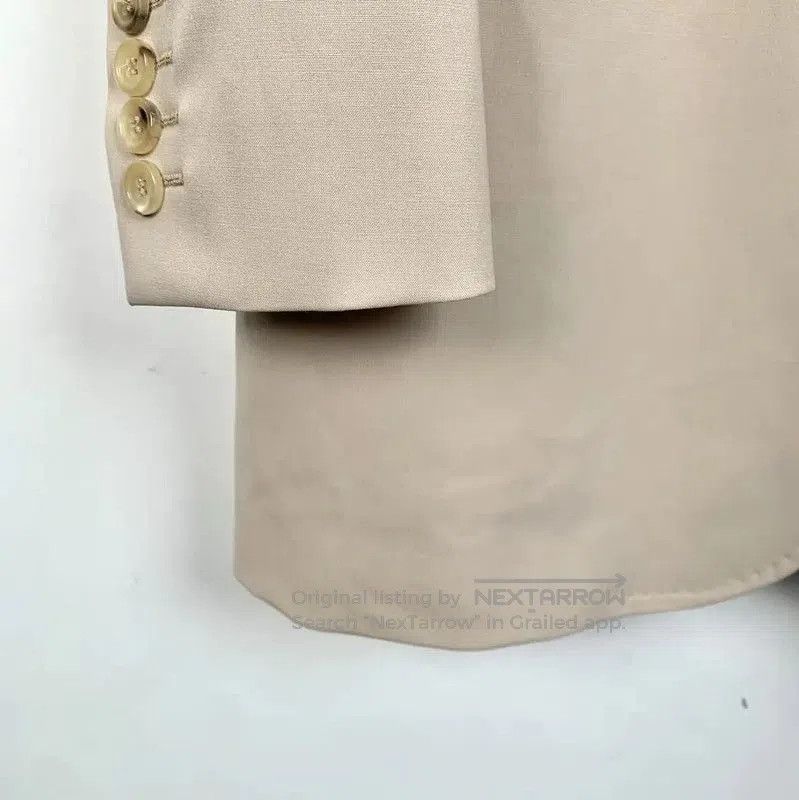Max Mara MaxMara Beige Wool Women's Jacket . Size L / US 10 / IT 46 - 4 Thumbnail