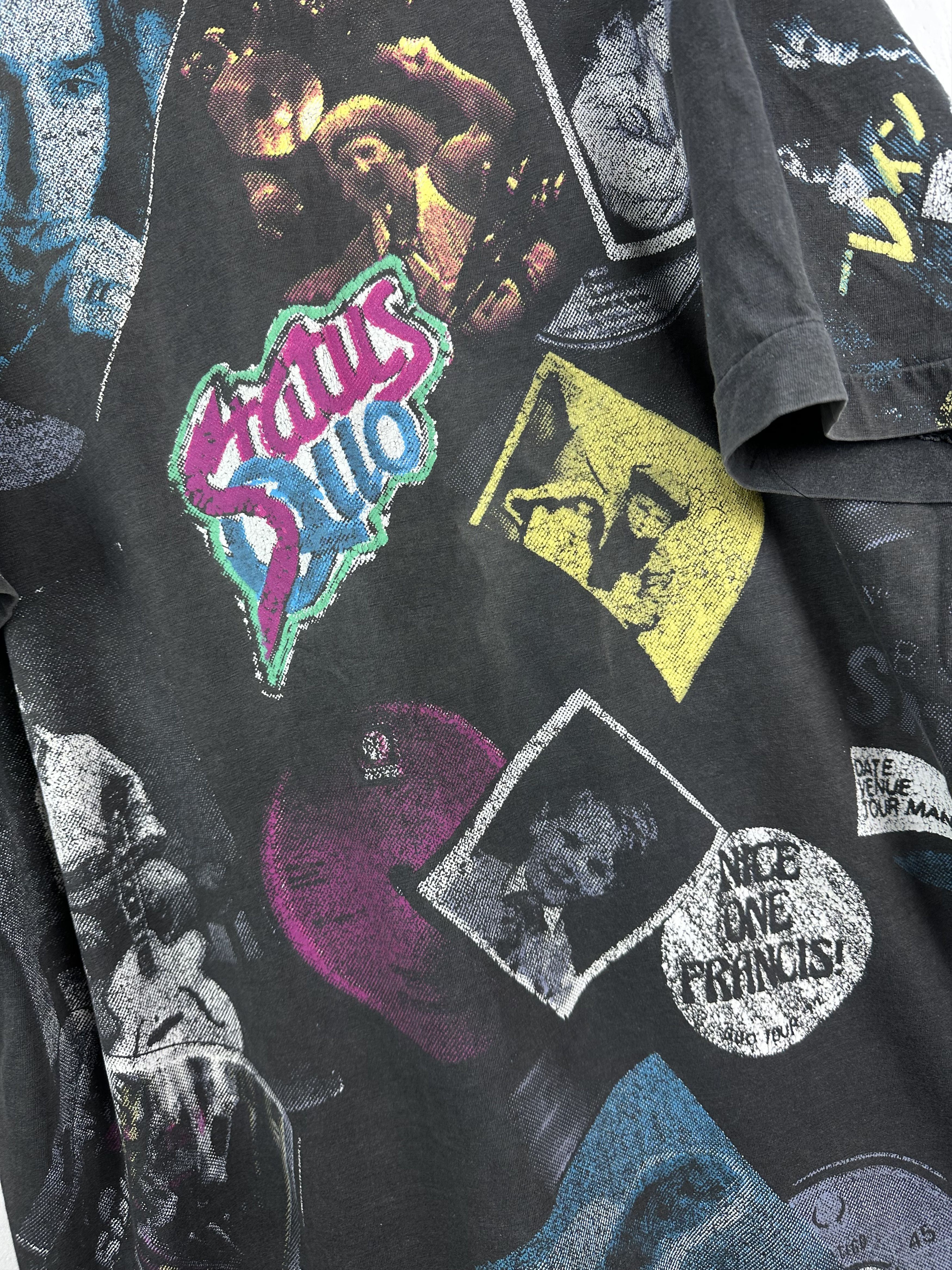 Band Tees Rare Vintage Status Quo 1991 Tour Rock Shirt Tee Over Print Size US XL / EU 56 / 4 - 16 Thumbnail
