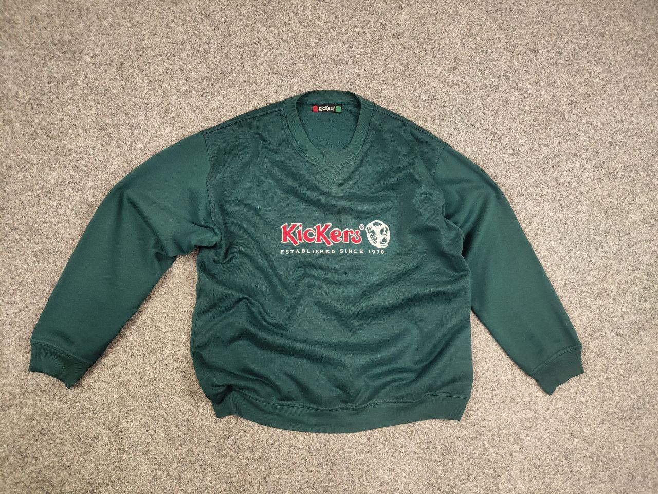 Kickers Vintage KicKers embroidered Emerald Sweatshirt Y2K Style Size US M / EU 48-50 / 2 - 12 Thumbnail