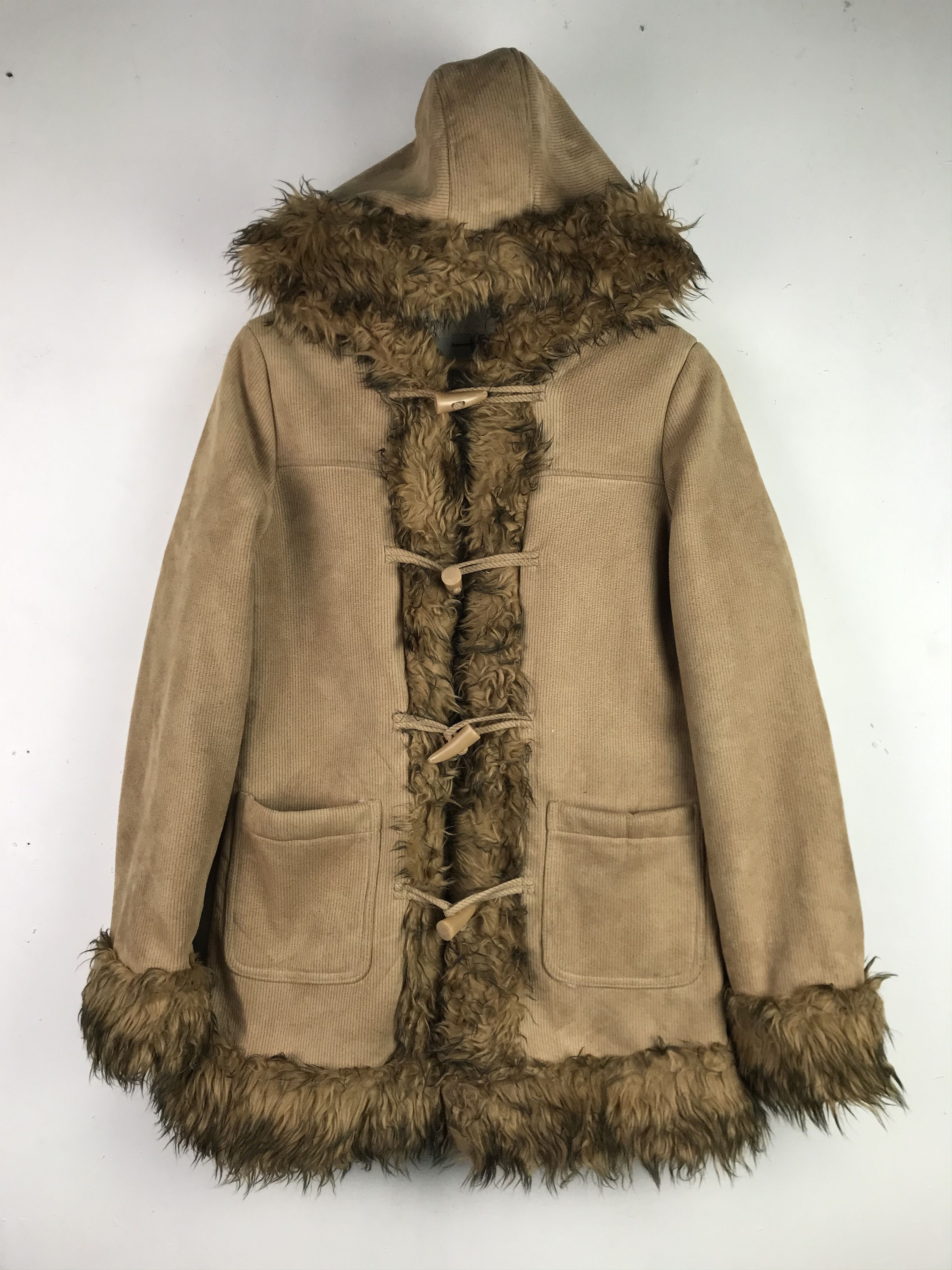 If Six Was Nine × Japanese Brand × Vintage Vintage Rare Design Mohair Duffle Jacket Size US M / EU 48-50 / 2 - 1 Thumbnail