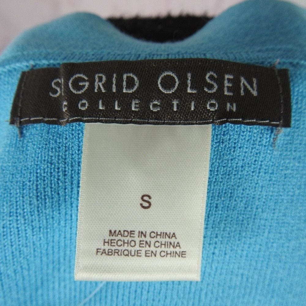 Other Sigrid Olsen Blue Long Sleeve Top Small Size XS / US 0-2 / IT 36-38 - 5 Thumbnail