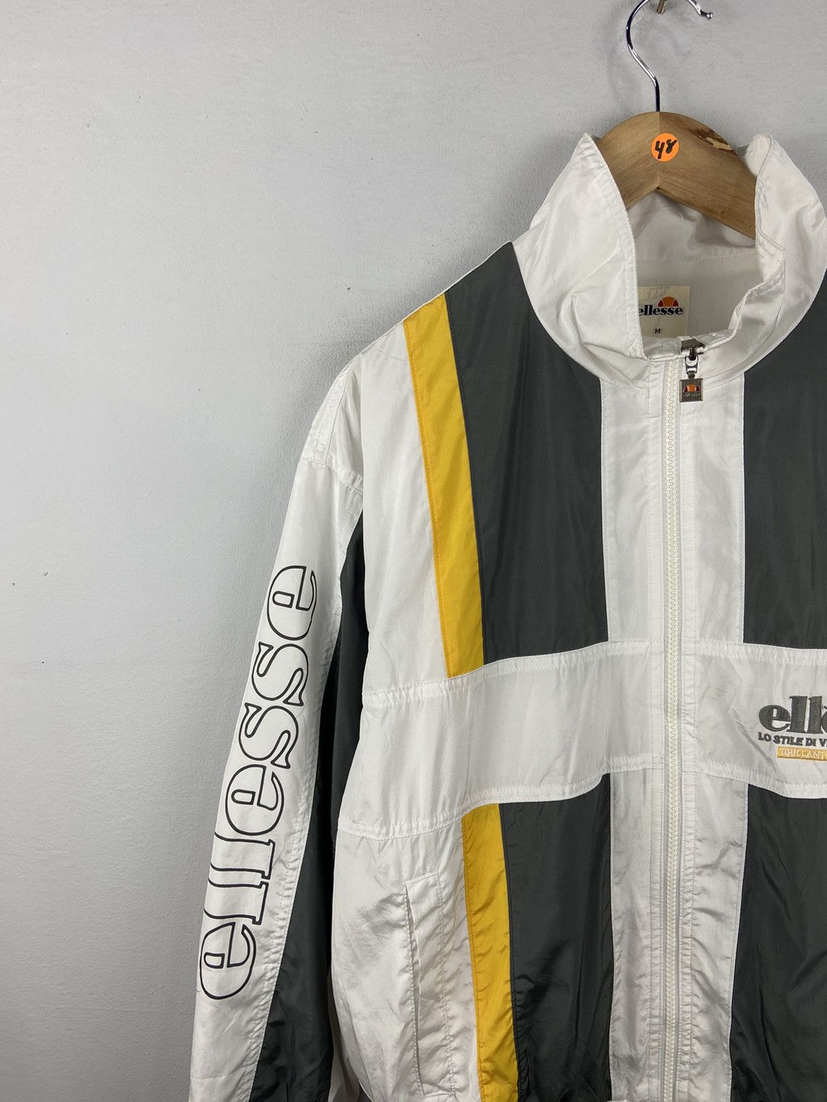 Ellesse × Vintage Vintage Ellesse Windbreaker Jacket Size US M / EU 48-50 / 2 - 2 Thumbnail