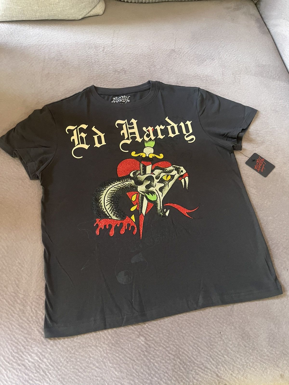 Ed Hardy Ed Hardy Snake Vintage Tee Size US M / EU 48-50 / 2 - 1 Thumbnail