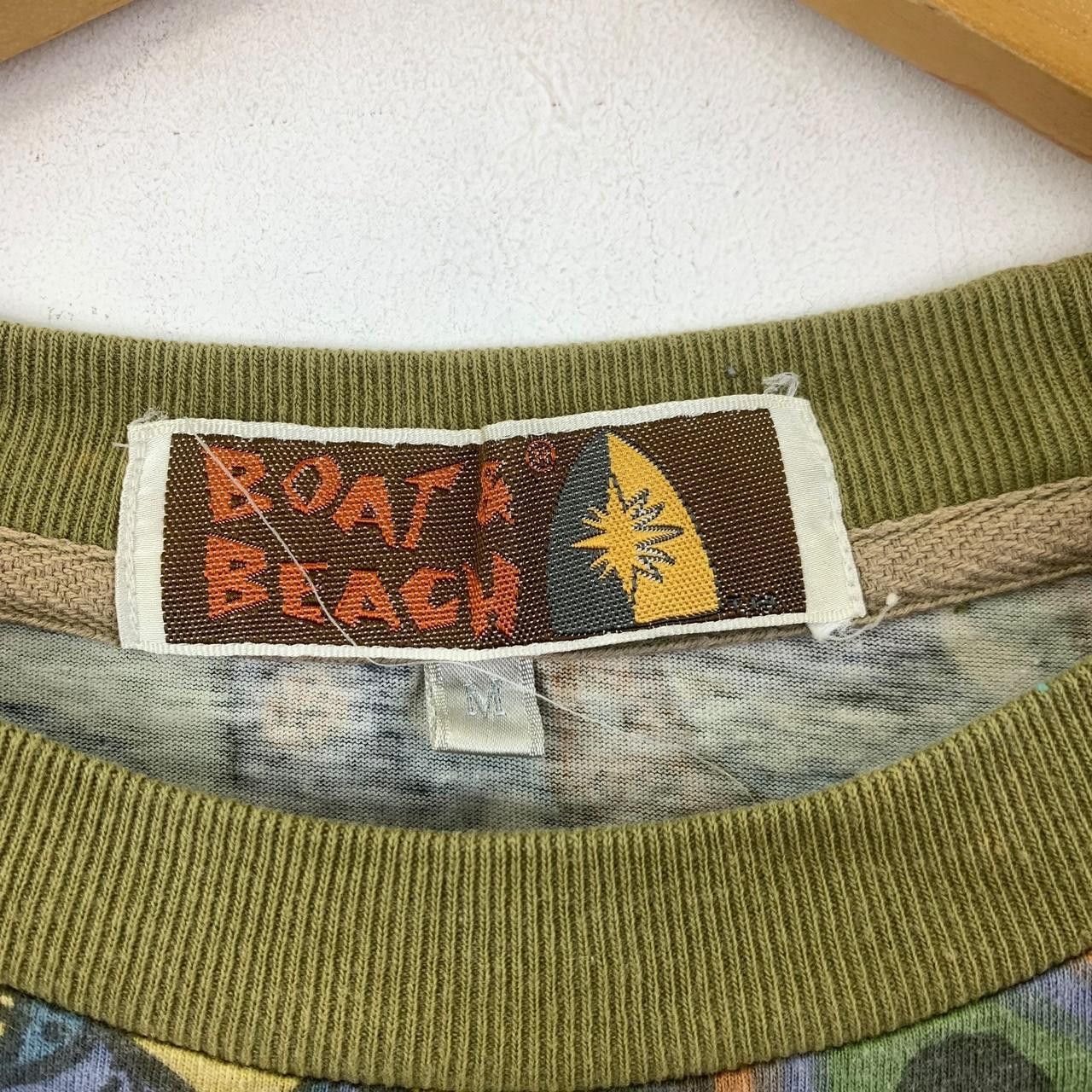 Vintage Vintage 90’ BOAT & BEACH HAWAII Over Print Tee Shirt Top Size US M / EU 48-50 / 2 - 3 Thumbnail