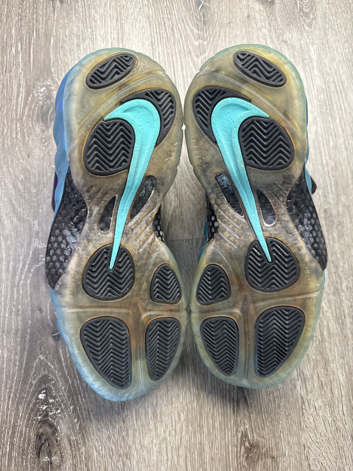 Nike Nike Air foamposite “Electric Blue” **PRE-OWNED** REP box Size US 9.5 / EU 42-43 - 6 Thumbnail