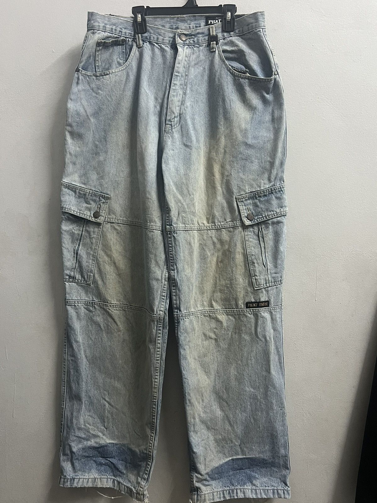Phat Farm × Vintage PHAT FARM Vintage Cargo Carpenter Denim Size US 34 / EU 50 - 14 Thumbnail
