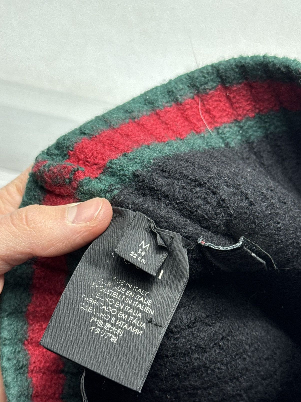 Gucci Gucci Wool Luxury Black Hat Size ONE SIZE - 6 Thumbnail