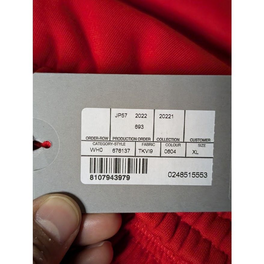Balenciaga o1rshd1 Sweat Shorts in Bright Red Size US 36 / EU 52 - 16 Thumbnail