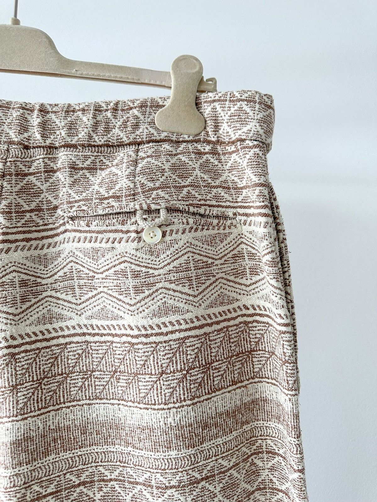 Snow Peak Snow Peak Cotton & Silk Jacquard Trousers Size US 34 / EU 50 - 7 Thumbnail