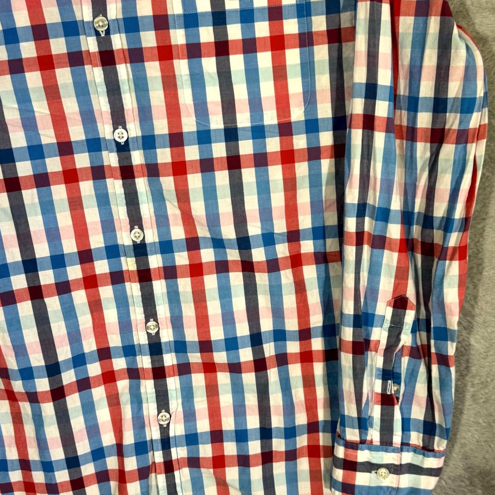 Vineyard Vines Vineyard Vines Button-Down Shirt Men’s Large Multicolor Plaid 100% Cotton Slim Fit Shirt Size US L / EU 52-54 / 3 - 5 Thumbnail
