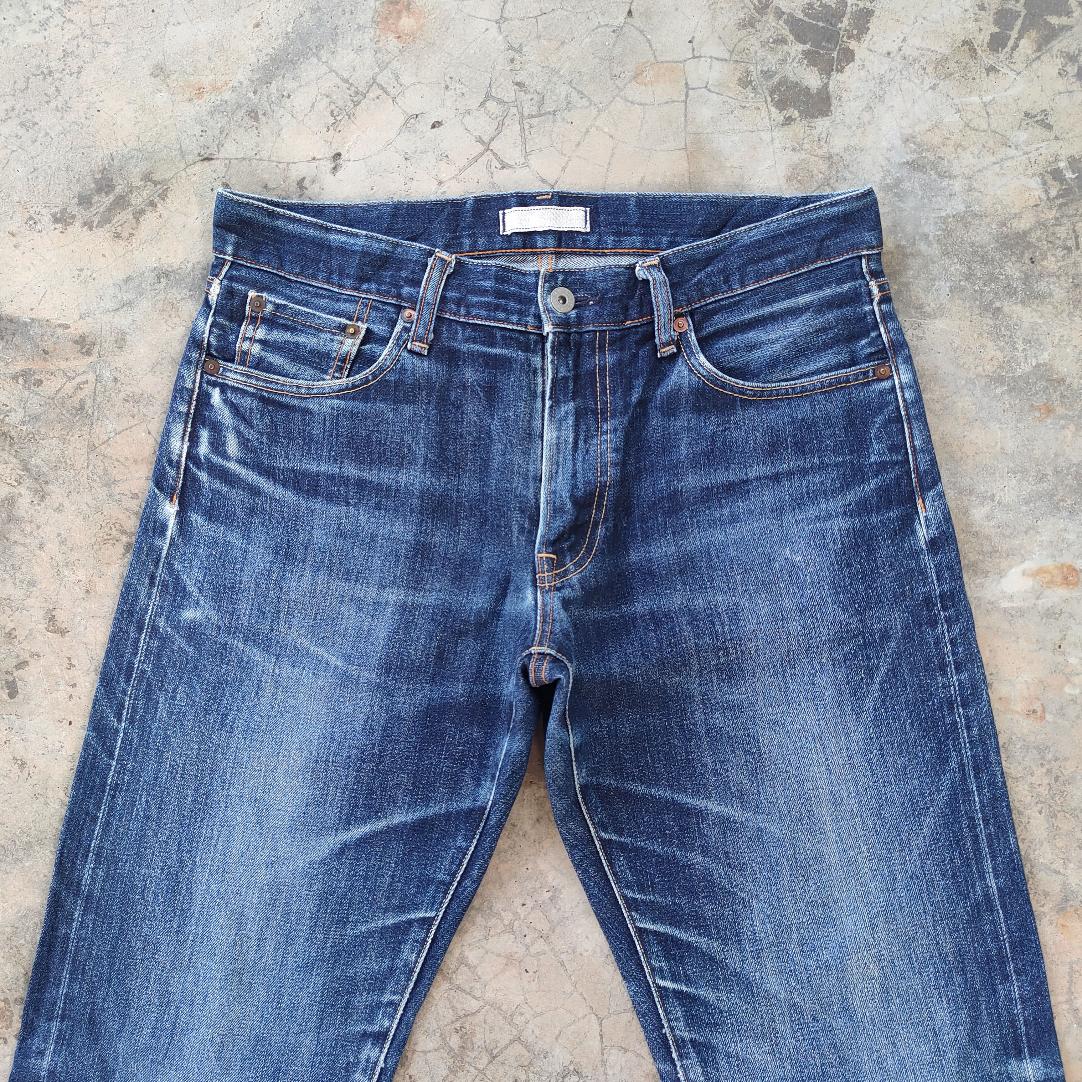 Japanese Brand × Jean W33 VINTAGE JAPANESE DISTRESSED RIPPED FADED JEANS PANTS Size US 33 - 3 Thumbnail