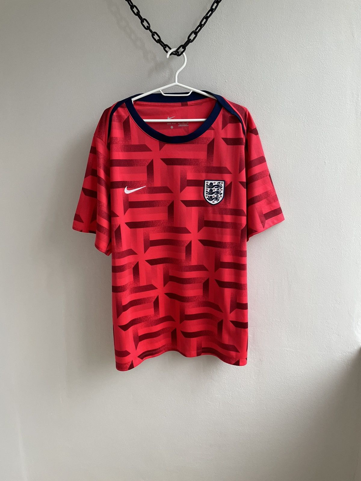 Vintage England 2023 2024 National Team Fotball Soccer Jersey Shirt Size US XXL / EU 58 / 5 - 1 Thumbnail