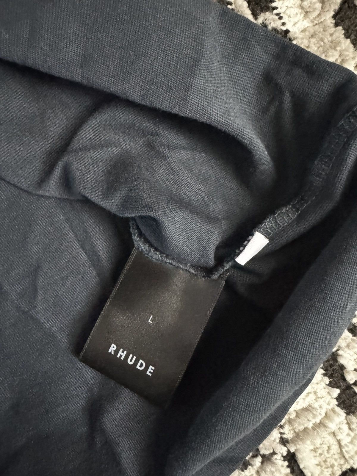 Rhude Rhude Black Cotton Tshirt Size US L / EU 52-54 / 3 - 5 Thumbnail