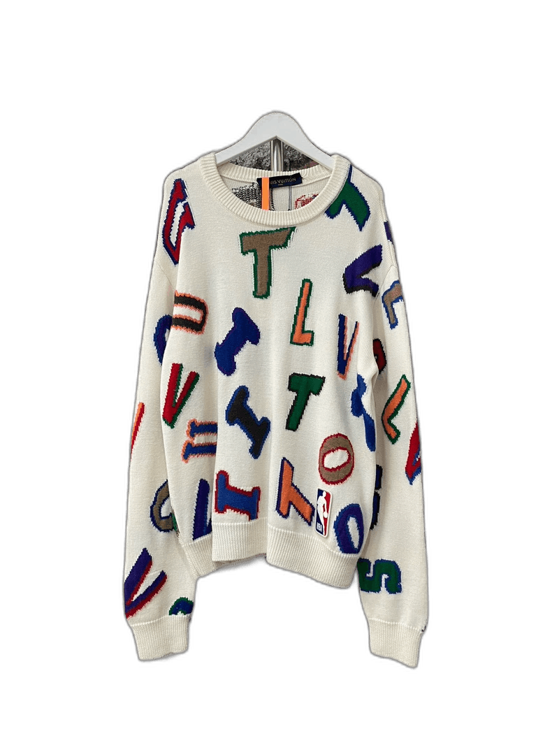 Louis Vuitton Louis Vuitton Colorful Sweater with Logo Size US S / EU 44-46 / 1 - 1 Thumbnail
