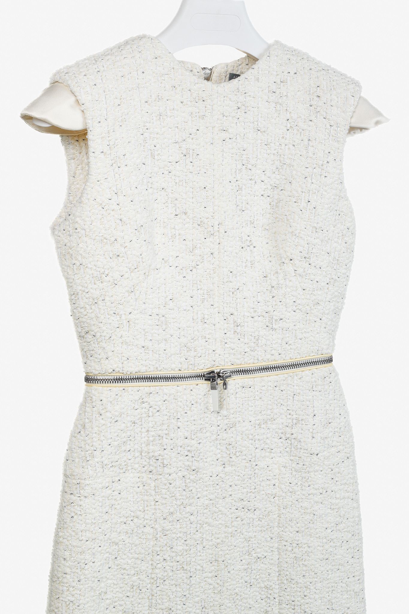 Alexander McQueen Alexander Mcqueen AW/11 Tweed Cap-Sleeve Mini Dress Size S / US 4 / IT 40 - 3 Thumbnail