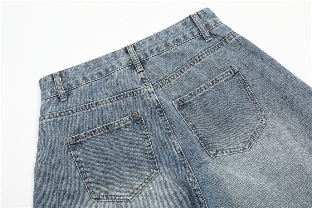Japanese Brand × Jean Men's loose street retro washed casual scimitar jeans Size US 32 / EU 48 - 5 Thumbnail