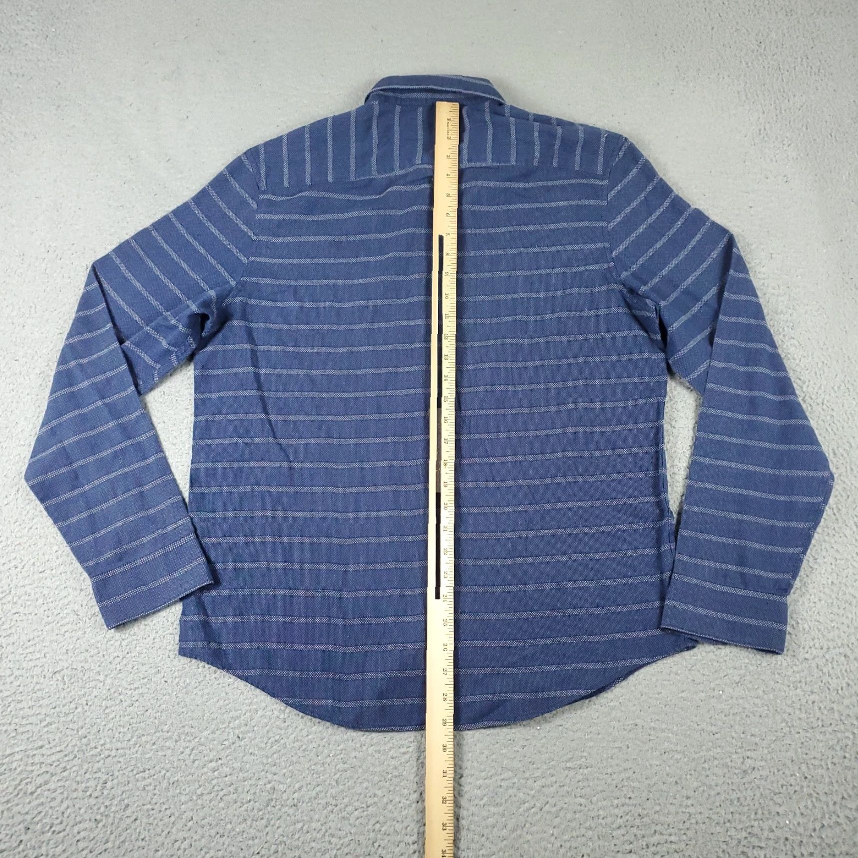 Original Penguin Original Penguin Blue Striped Long Sleeve Button-Up Shirt Mens Size Large Casual Size US L / EU 52-54 / 3 - 5 Thumbnail
