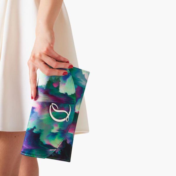 Christian Louboutin o1s1wg111124 Size: OS/ Loubi54 Crepe Clutch in Multicolor Size ONE SIZE - 6 Thumbnail