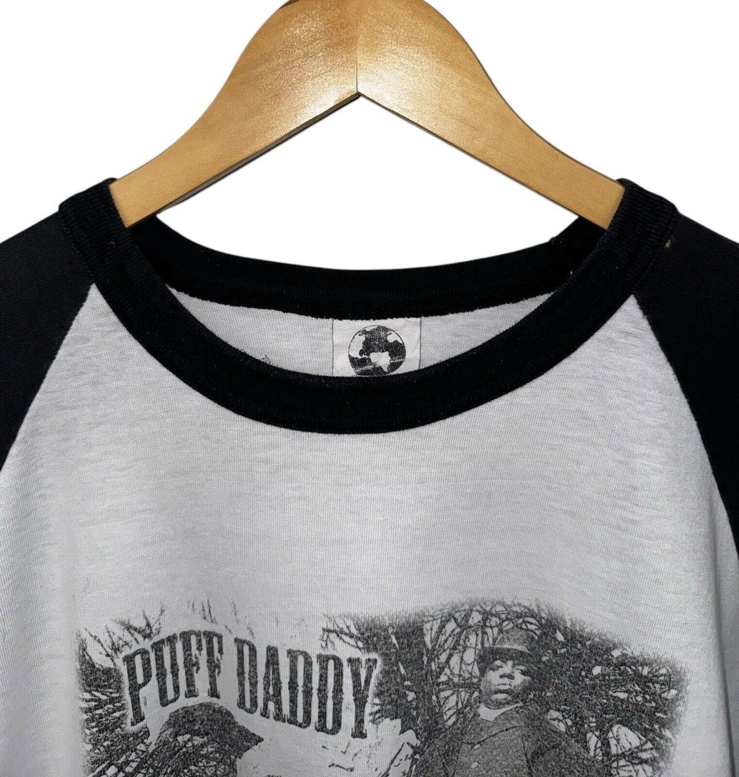 Designer Vintage Puff Daddy The Notorious B.I.G 1997 Rap Tee Shirt XL Size US XL / EU 56 / 4 - 4 Thumbnail