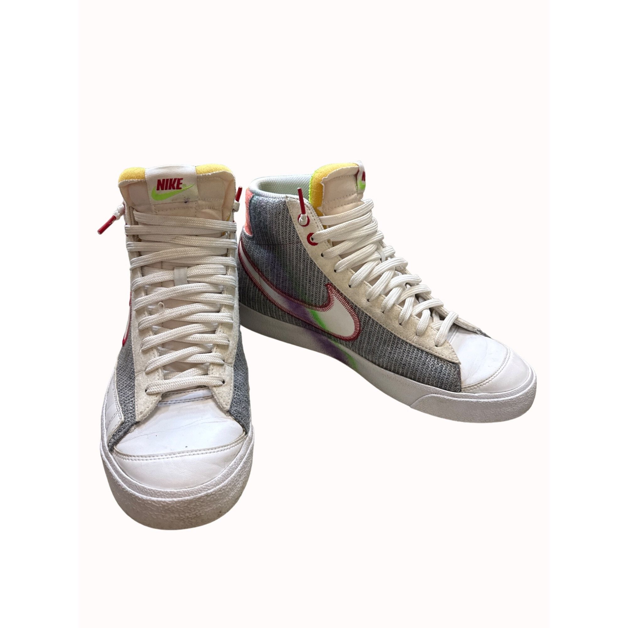 Nike Nike Blazer mid 77 recycled jerseys gray red men’s basketbal Size US 11.5 / EU 44-45 - 2 Thumbnail