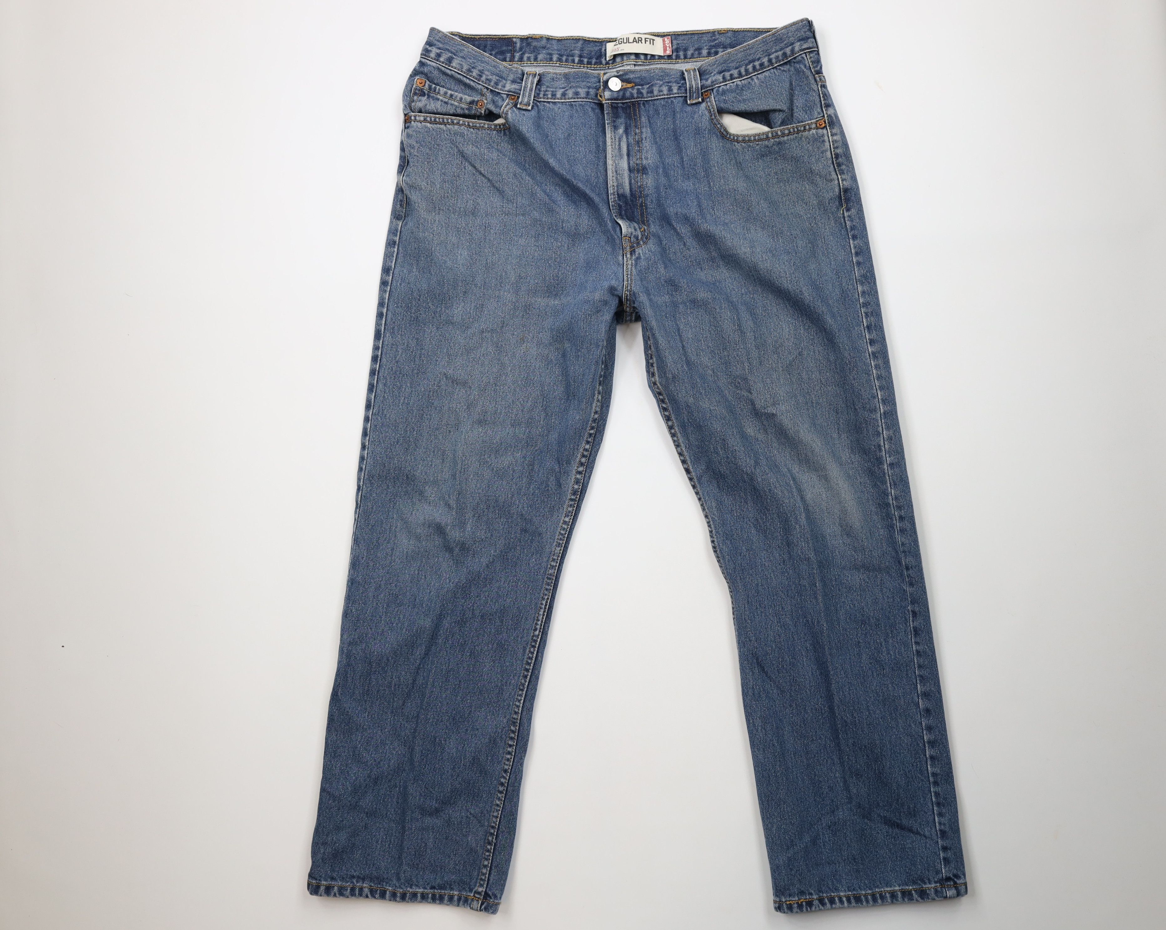 Levi's Vintage Y2K Levis 505 Regular Straight Leg Denim Jeans Size US 40 / EU 56 - 1 Thumbnail