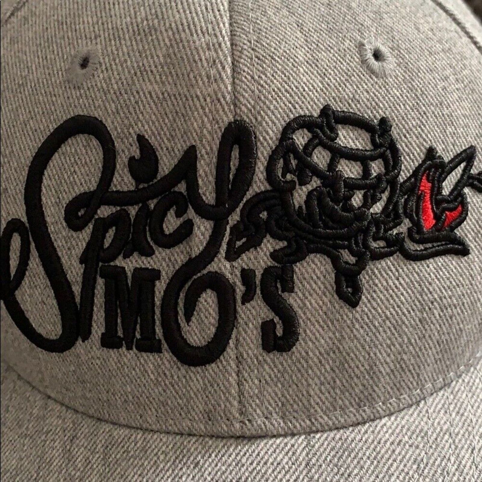 Other Spicy Mos Denim Heather Gray Baseball Hat Chili Pepper Cap Size ONE SIZE - 2 Thumbnail