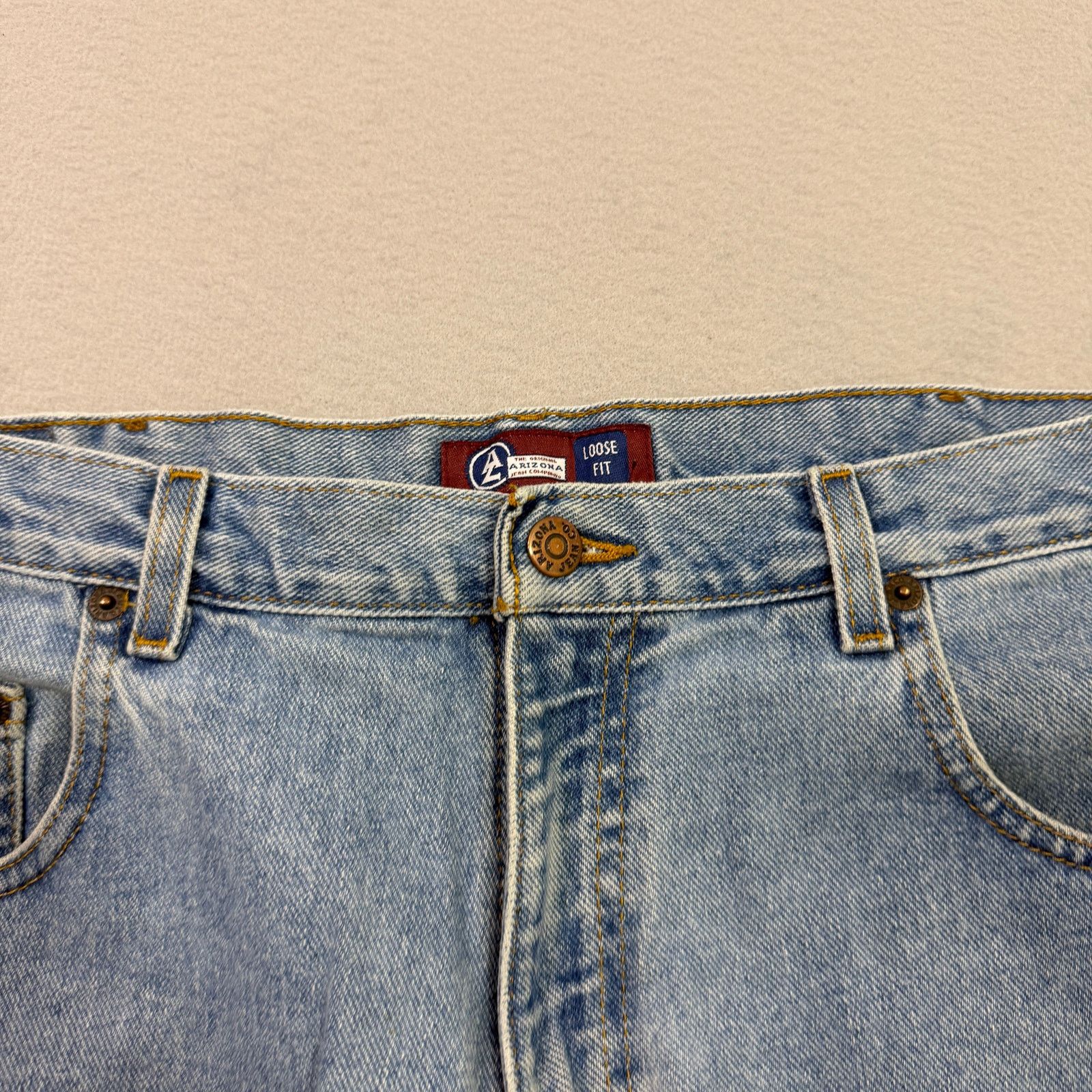 Vintage Vintage Arizona Jean Shorts Mens 36 Blue 11" Inseam Jorts Size US 36 / EU 52 - 3 Thumbnail