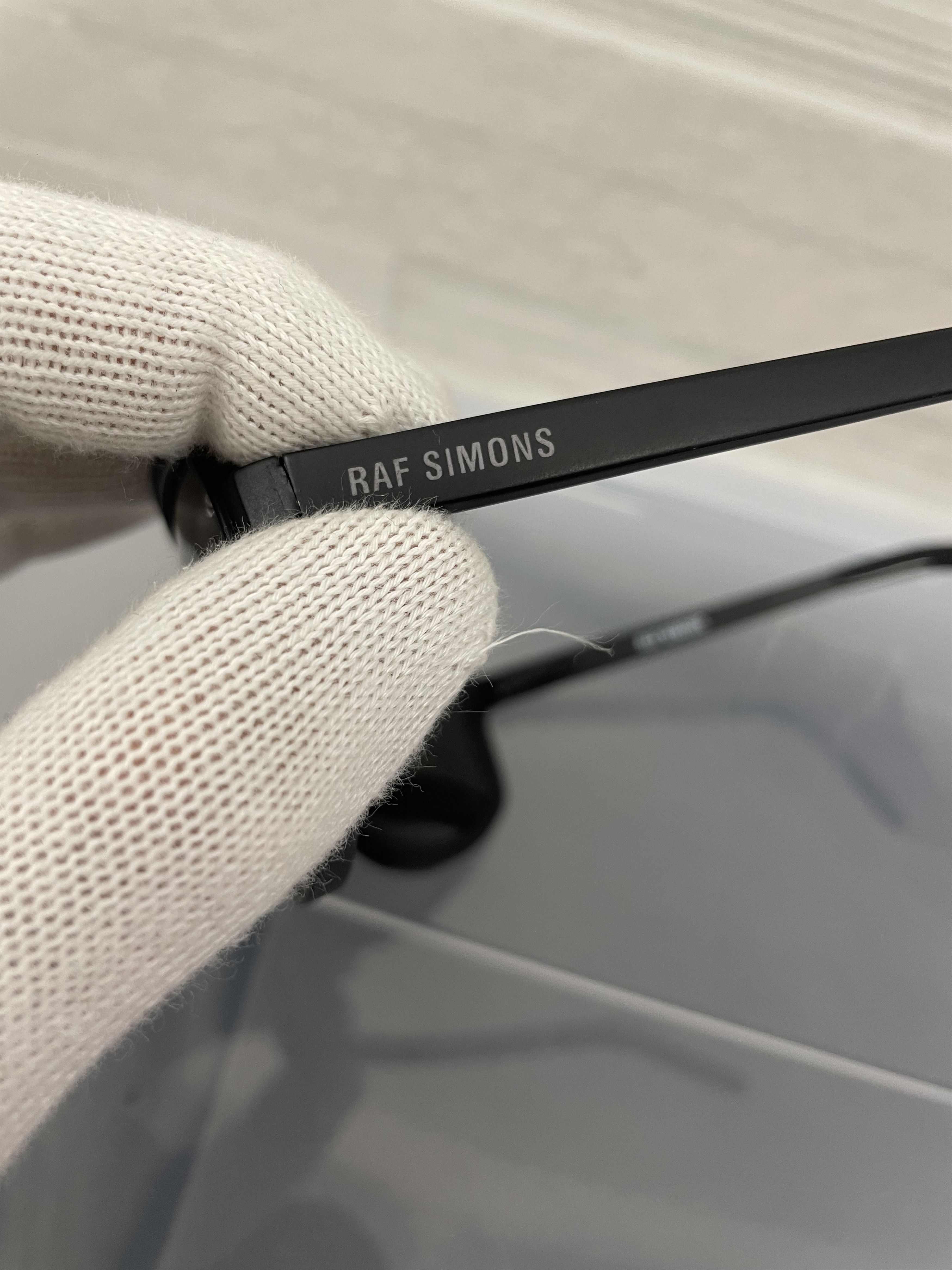 Raf Simons Linda Farrow X Raf Simons S/S 2008 aviator sunglasses Size ONE SIZE - 8 Thumbnail