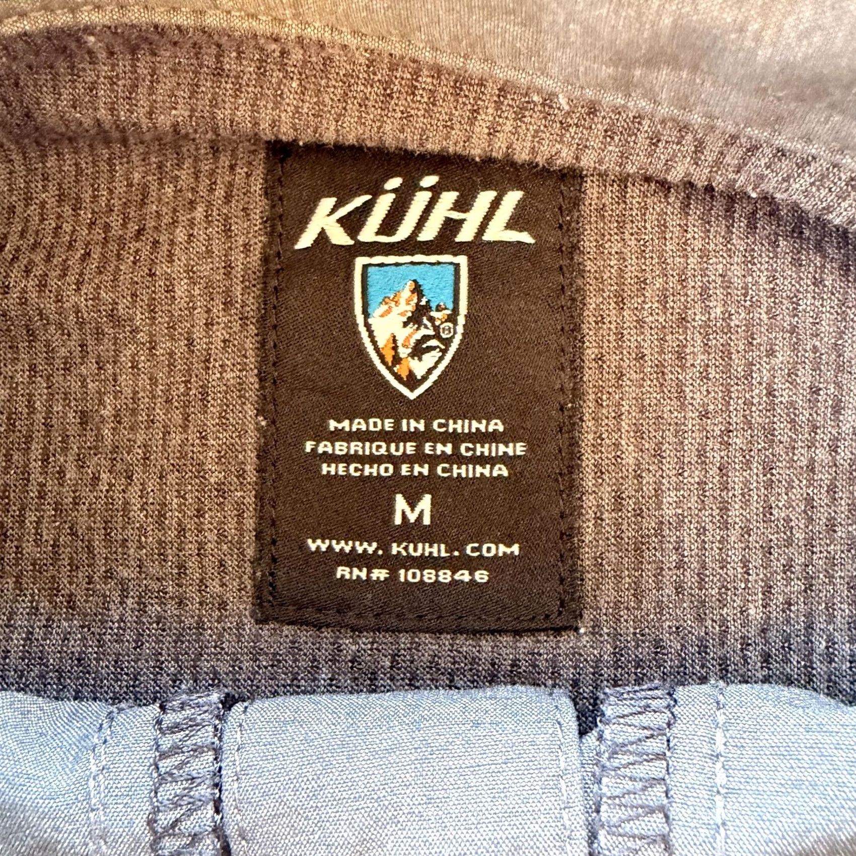 Vintage KÜHL Shirt Mens M Gray Long Sleeve Button Front Hiking Performance Size US M / EU 48-50 / 2 - 5 Thumbnail