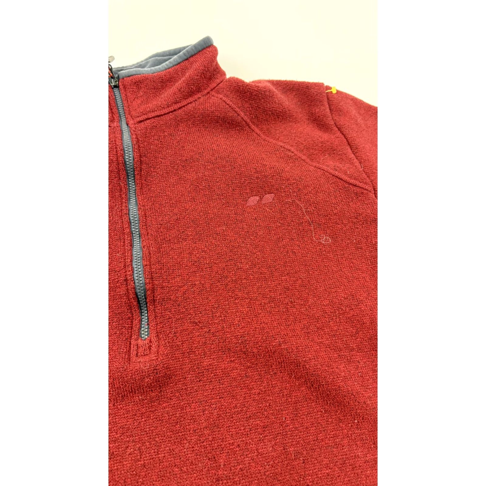 Vintage Koppen Sweater Pullover Mens Large Red 1/4 Zip Fleece Outdoor Hiking Size US L / EU 52-54 / 3 - 4 Thumbnail