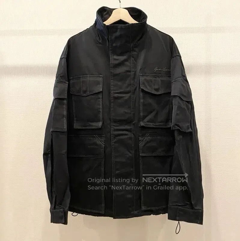 Versace Versace Black Polyester Men's Jacket . Size US M / EU 48-50 / 2 - 1 Thumbnail