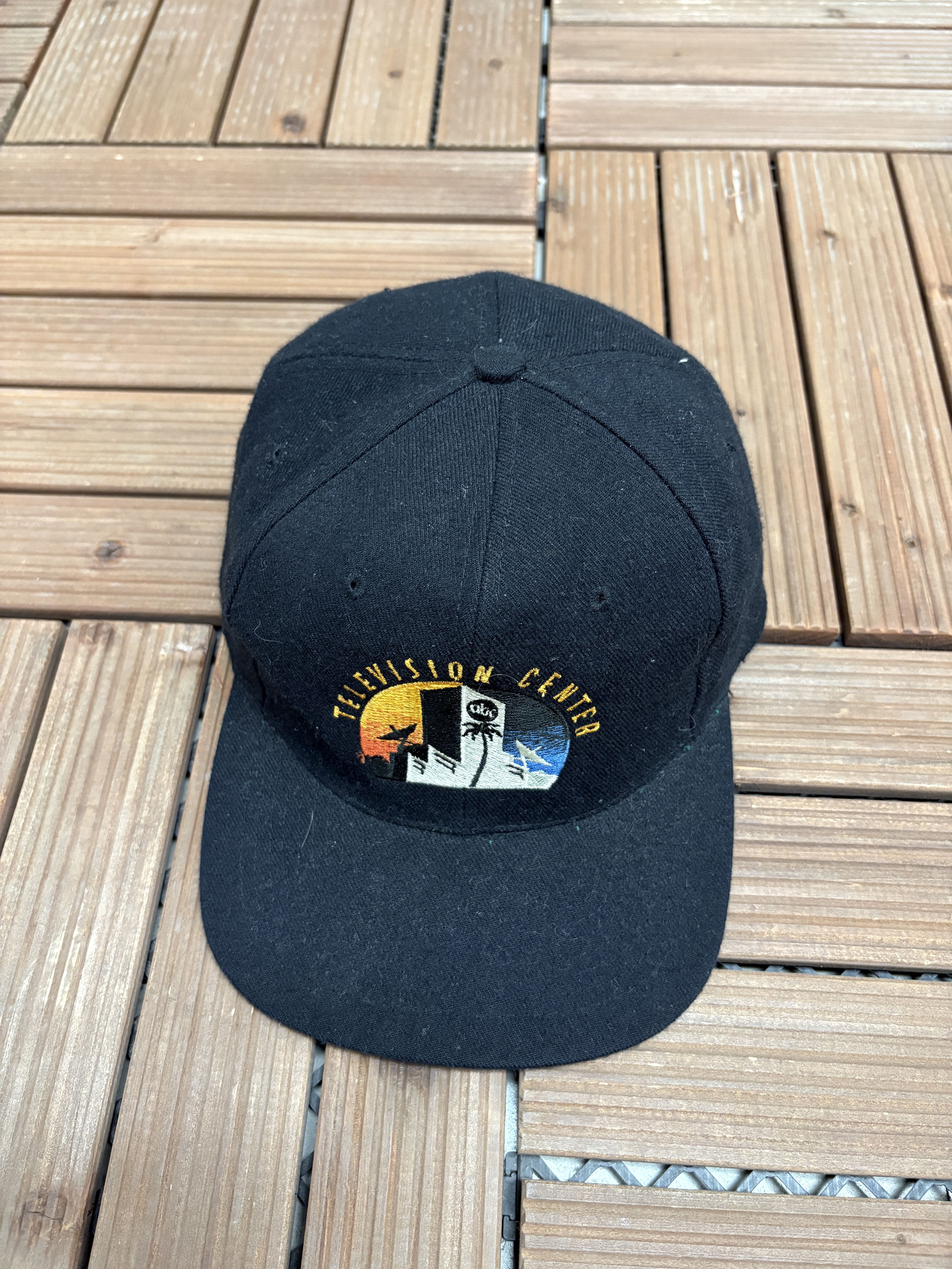 Vintage ABC Television Center Vintage Black Snap Back Hat Cap Size ONE SIZE - 1 Thumbnail