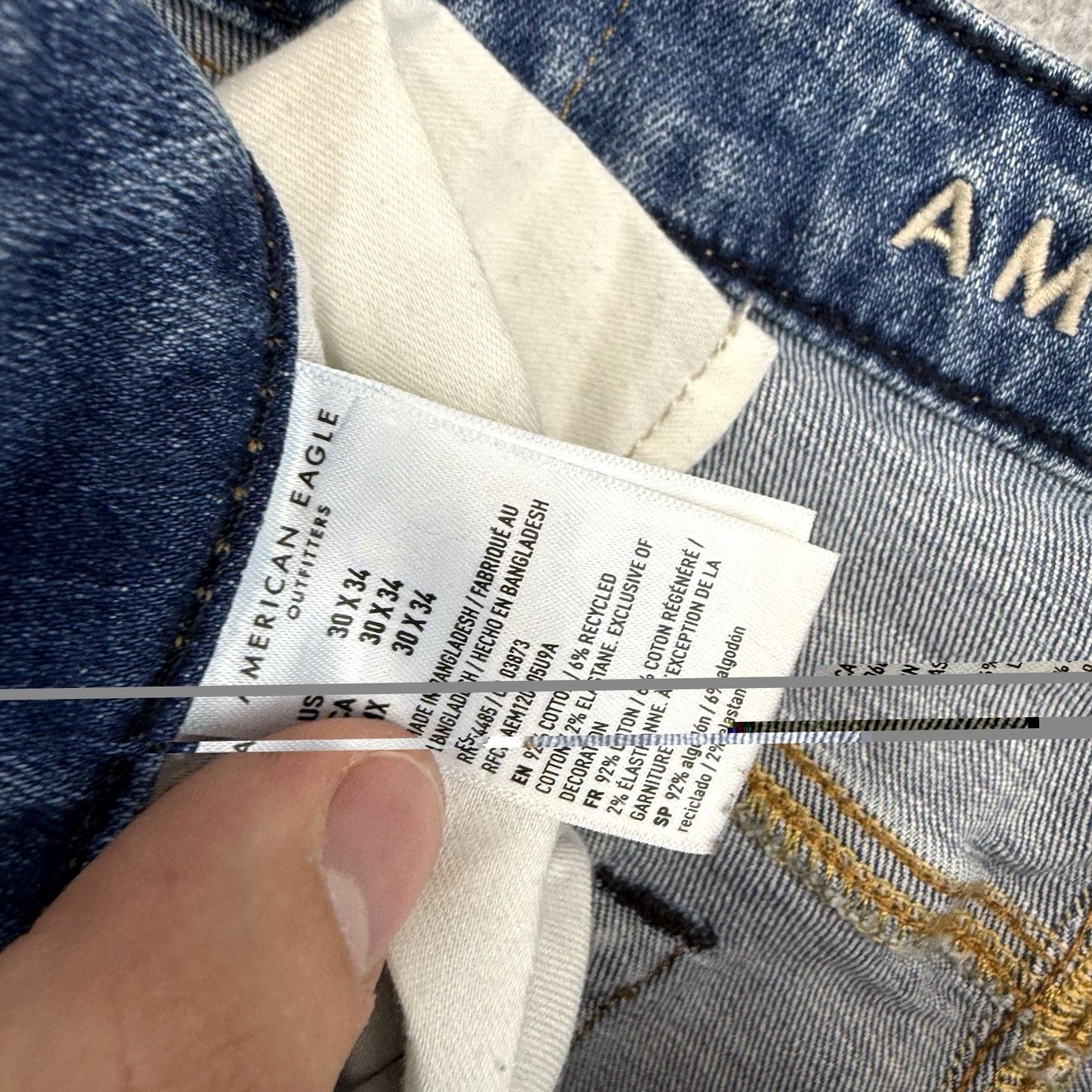 American Eagle Outfitters VINTAGE American Eagle Jeans Shirt? Size US 30 / EU 46 - 5 Thumbnail