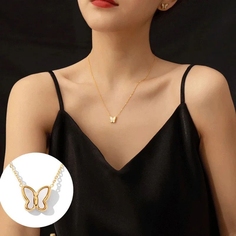 Jewelry × Vintage Butterfly necklace Size ONE SIZE - 1 Thumbnail