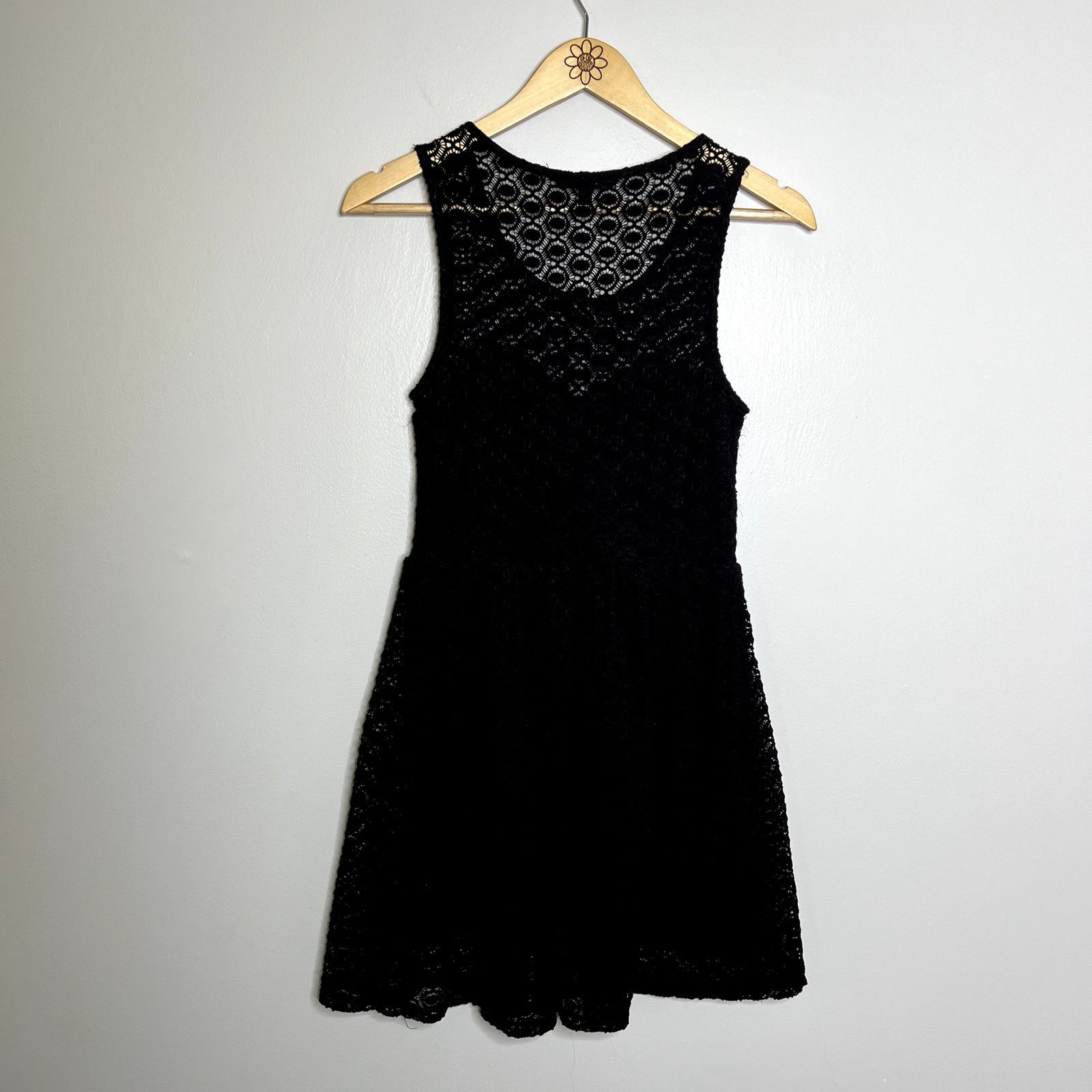 Other Papaya Black Lace Skater Dress Size M / US 6-8 / IT 42-44 - 5 Thumbnail