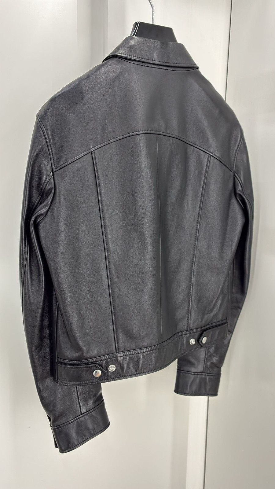 Celine Celine Leather Jacket in Medium Size US M / EU 48-50 / 2 - 4 Thumbnail