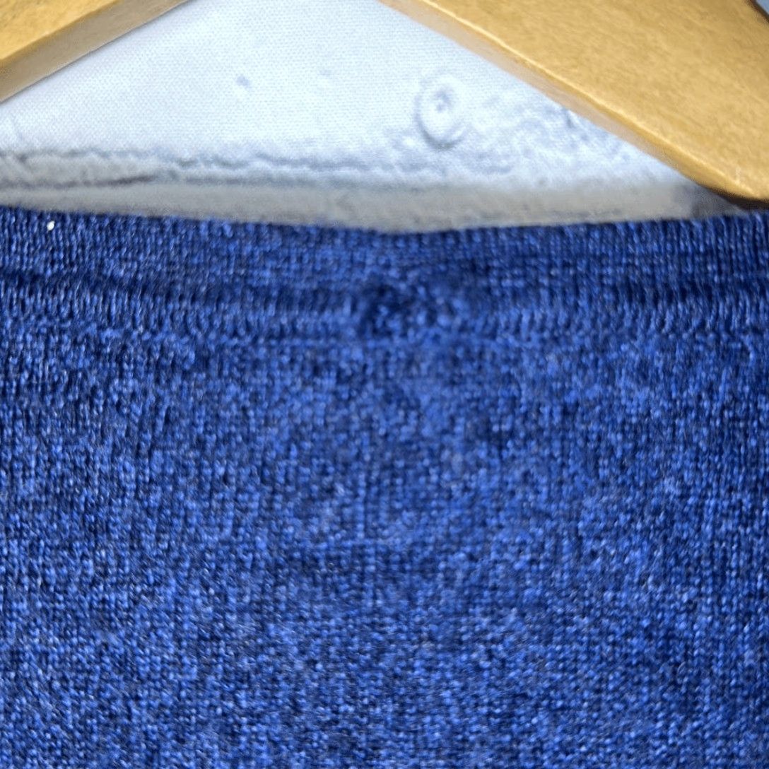Vintage VINTAGE J. Ashford Vest Sweater Blue 100% Extra Fine Merino Wool Italy Size L Mens Size US L / EU 52-54 / 3 - 4 Thumbnail
