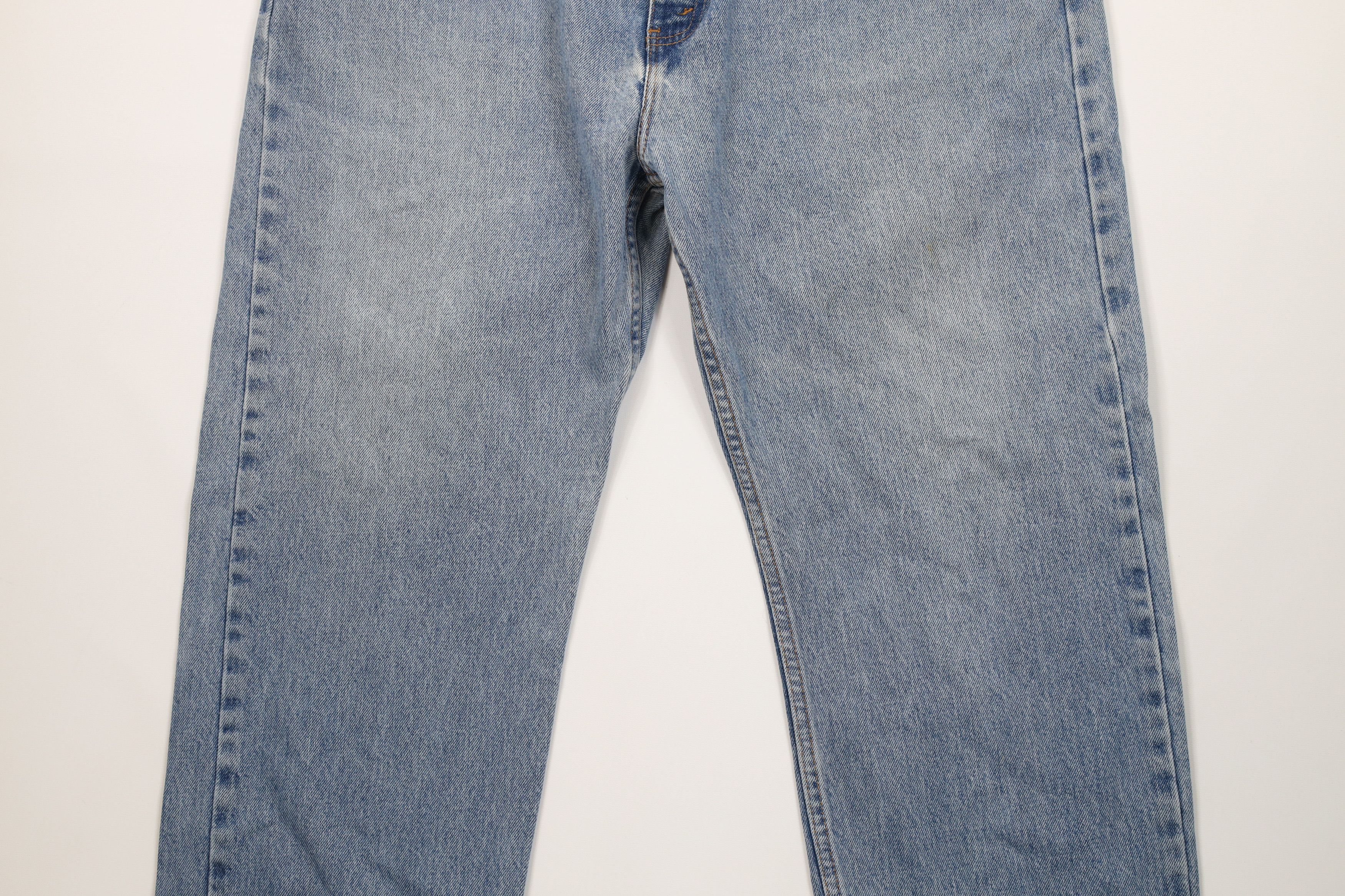 Levi's Vintage 90s Levis 550 Relaxed Fit Denim Jeans Blue Cotton Size US 40 / EU 56 - 3 Thumbnail