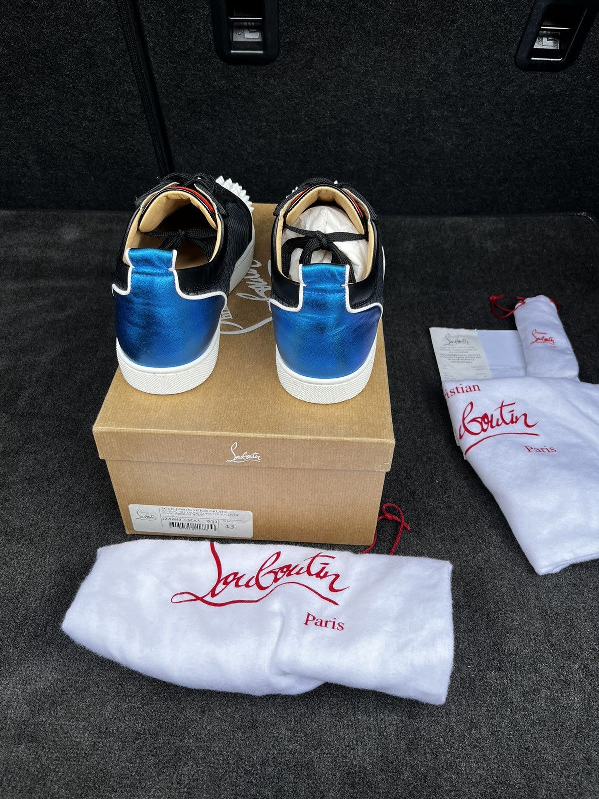 Christian Louboutin Men’s Christian Louboutin Louis Junior Spikes Orlato Size US 10 / EU 43 - 3 Thumbnail