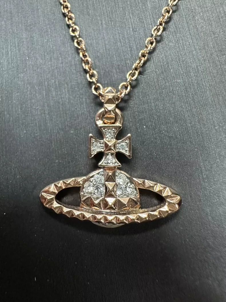 Vivienne Westwood Vivienne Westwood The Saturn necklace Size ONE SIZE - 1 Thumbnail