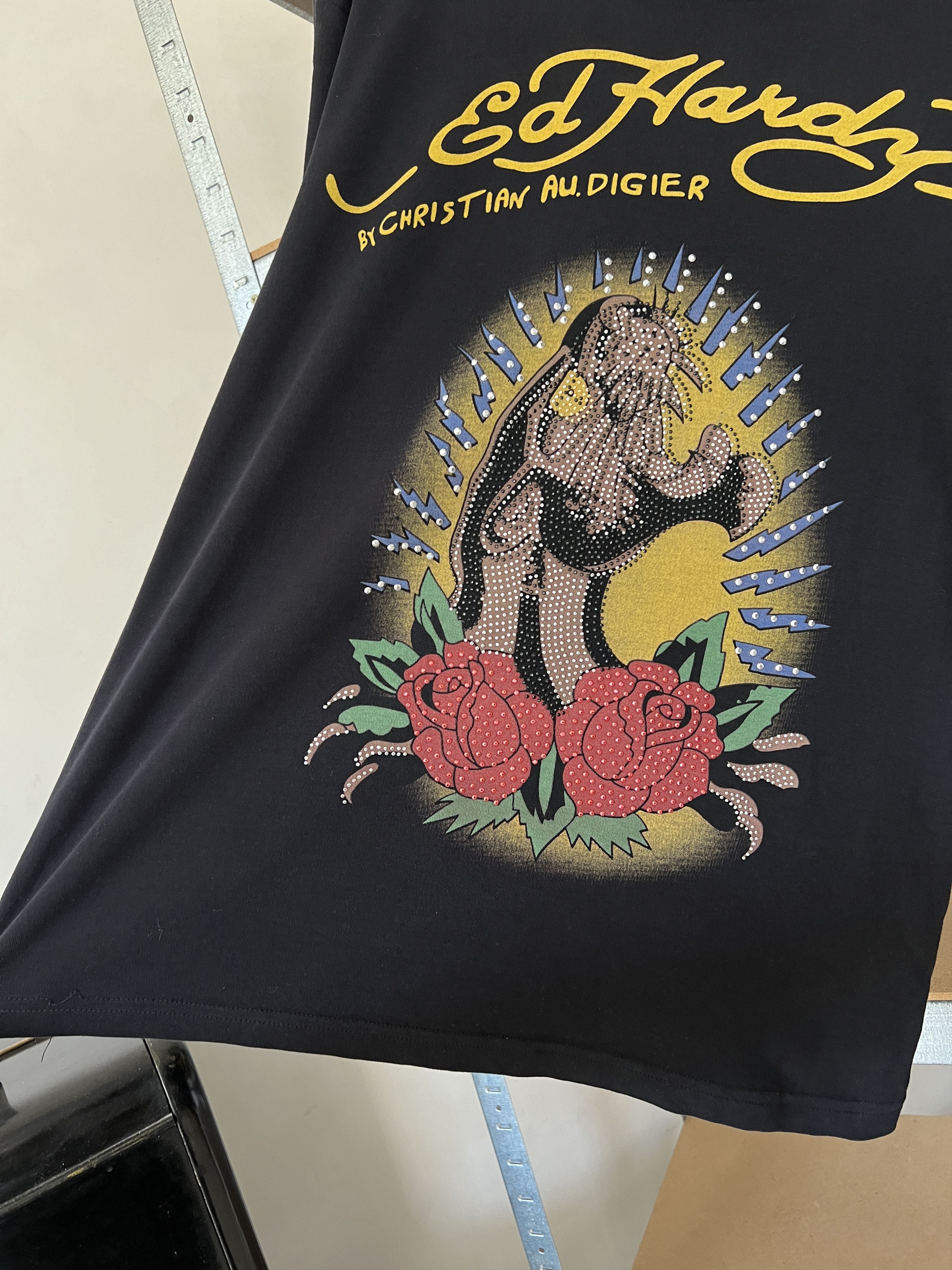 Christian Audigier Ed Hardy Vintage Y2K Christian Audigier Skull Tattoo Tee Size US XL / EU 56 / 4 - 8 Thumbnail