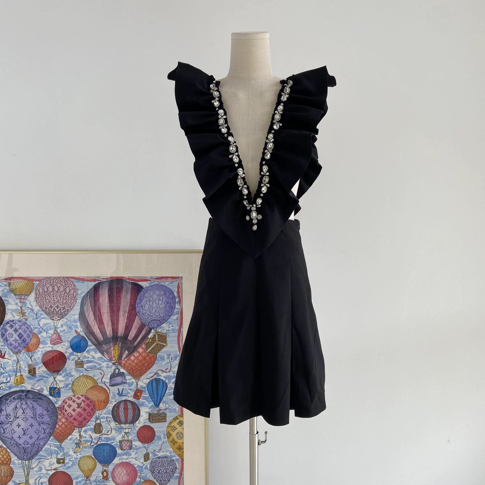 Shushu/Tong Shushu Tong Ruffle Crystal Dress US 6 Size M / US 6-8 / IT 42-44 - 1 Thumbnail