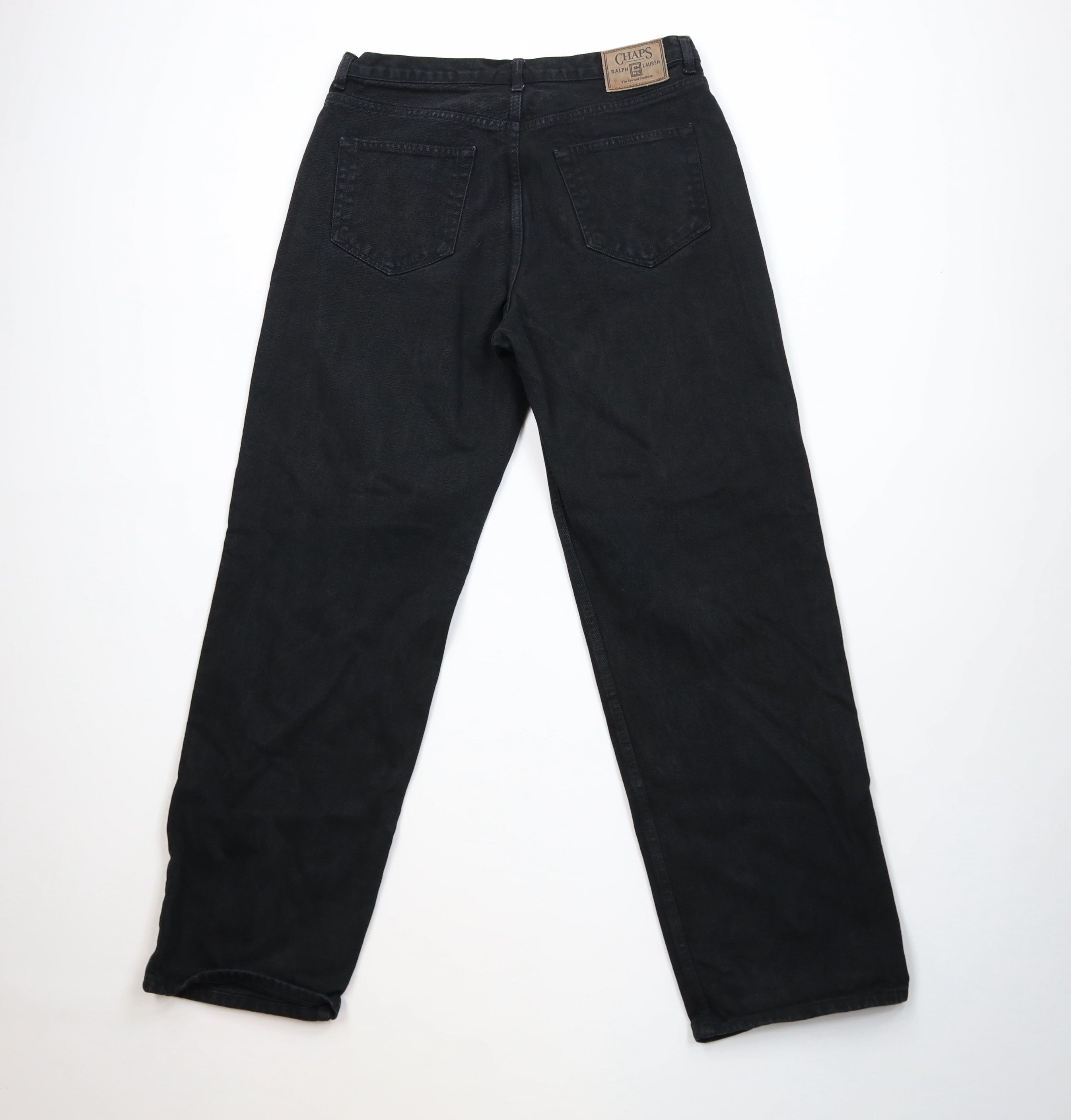 Ralph Lauren Vintage 90s Chaps Ralph Lauren Fit Wide Leg Denim Jeans Size US 34 / EU 50 - 10 Thumbnail