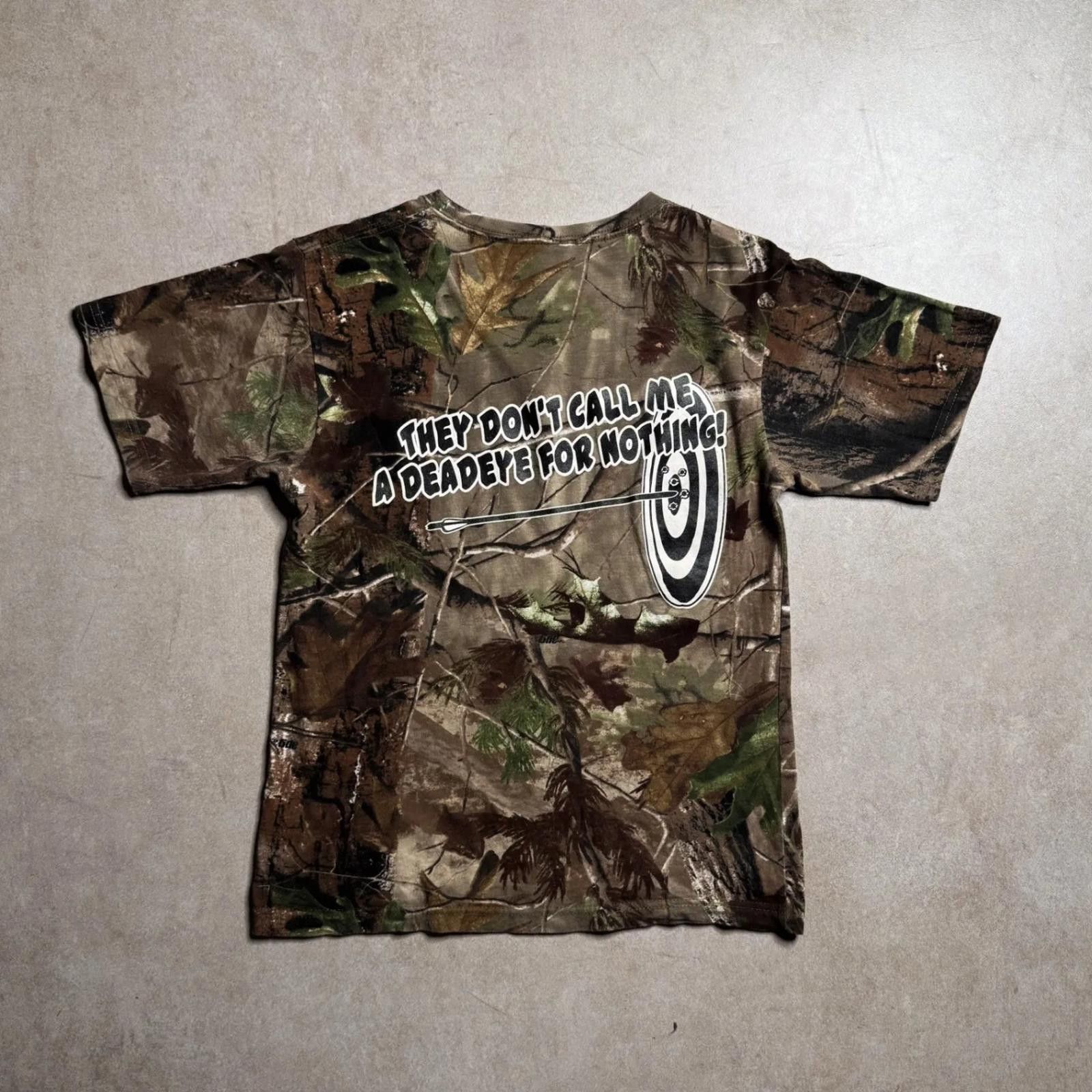 Designer Vintage CODE V Realtree Hunterdon Deadeye T-shirt - 3XS Size US XS / EU 42 / 0 - 2 Thumbnail