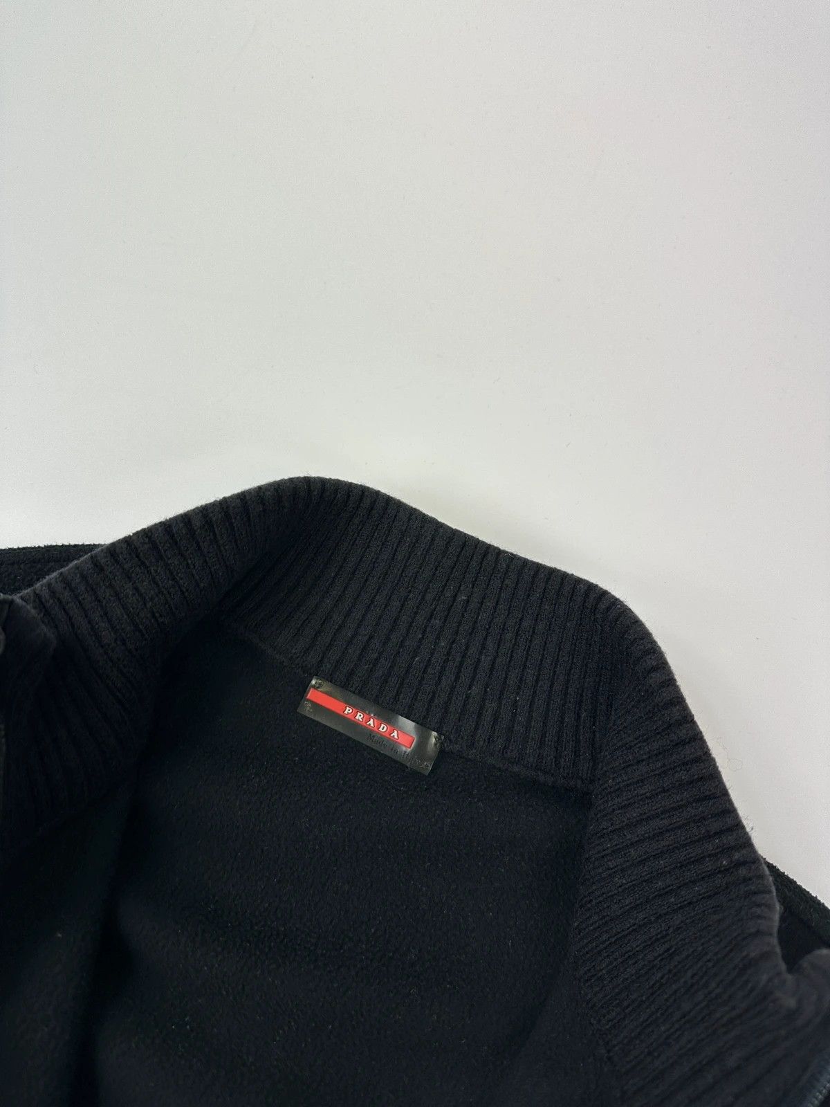 Prada Prada Sport FW01-05 Black Fleece Quarter Zip Pocket Size US M / EU 48-50 / 2 - 8 Thumbnail
