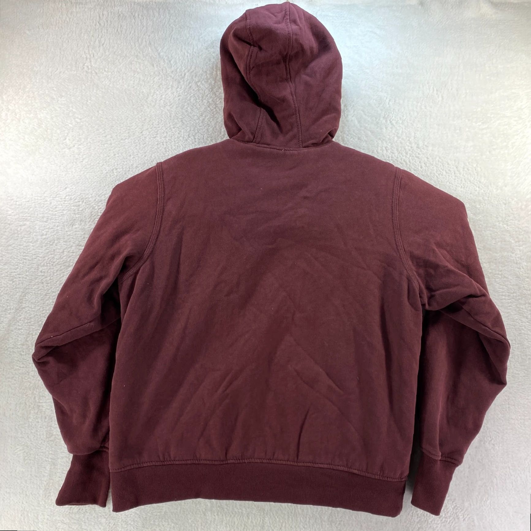 Carhartt VINTAGE Carhartt Maroon Womens XL 16-18 Hoodie Jacket Sweatshirt Sherpa Fleece Lined Full Zip Size XL / US 12-14 / IT 48-50 - 2 Thumbnail